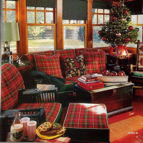 decorating with tartan plaid